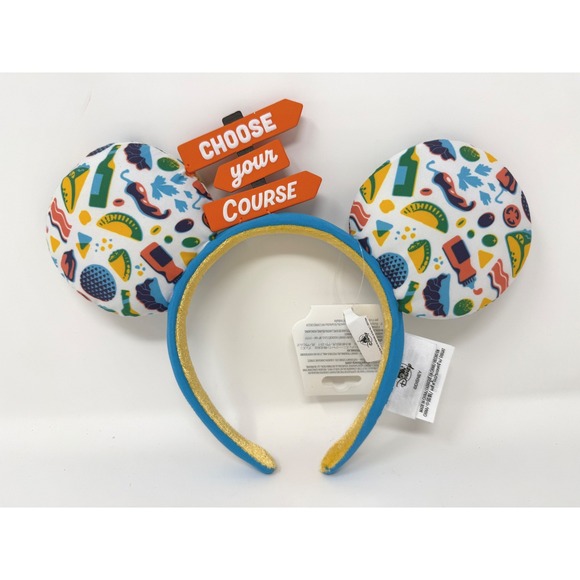 Disney Parks Accessories - Disney Parks Epcot Food and‎ Wine Festival 2023 Choose Your Course Minnie Ears